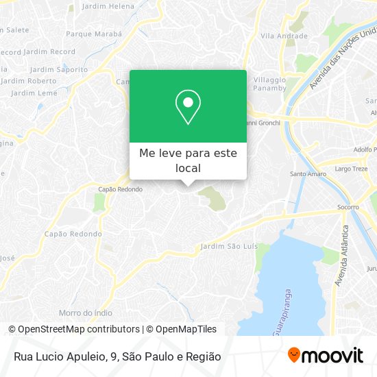 Rua Lucio Apuleio, 9 mapa