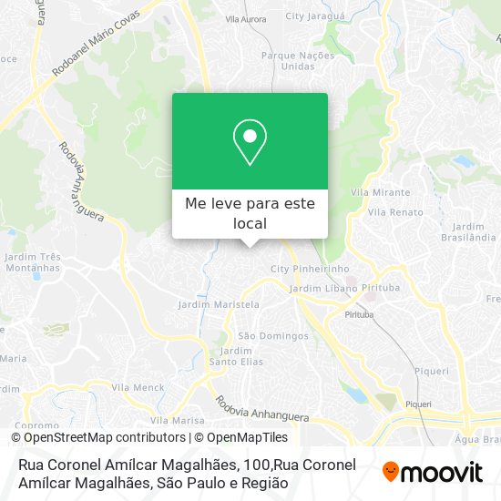 Rua Coronel Amílcar Magalhães, 100,Rua Coronel Amílcar Magalhães mapa