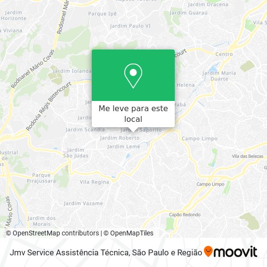 Jmv Service Assistência Técnica mapa