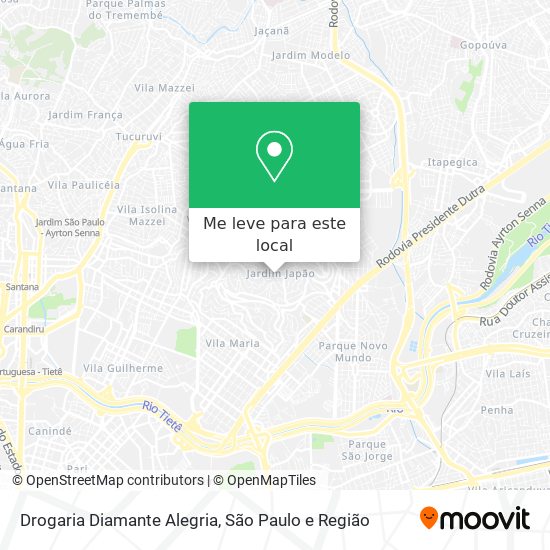Drogaria Diamante Alegria mapa