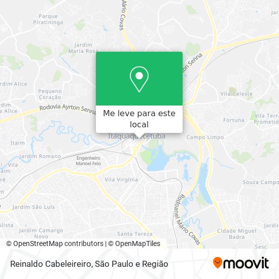 Reinaldo Cabeleireiro mapa