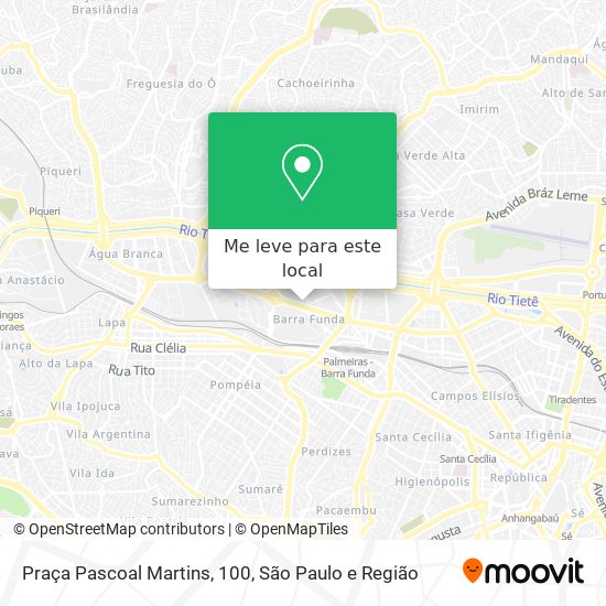 Praça Pascoal Martins, 100 mapa