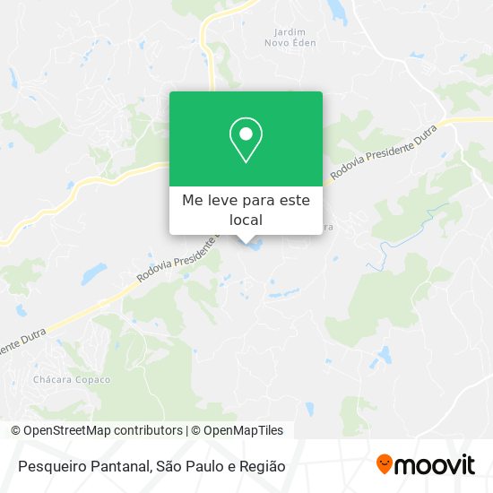Pesqueiro Pantanal mapa