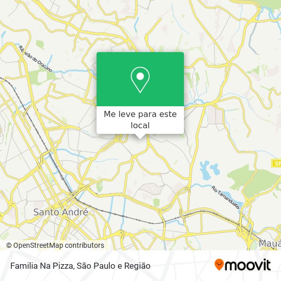 Familia Na Pizza mapa