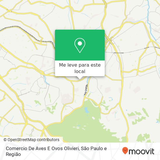 Comercio De Aves E Ovos Olivieri, Avenida Líder, 2527 Cidade Líder São Paulo-SP 08285-000 mapa
