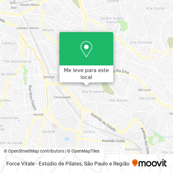 Force Vitale - Estúdio de Pilates mapa