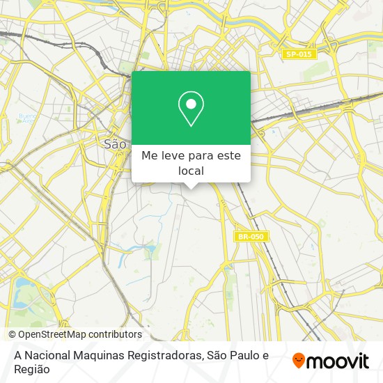 A Nacional Maquinas Registradoras mapa