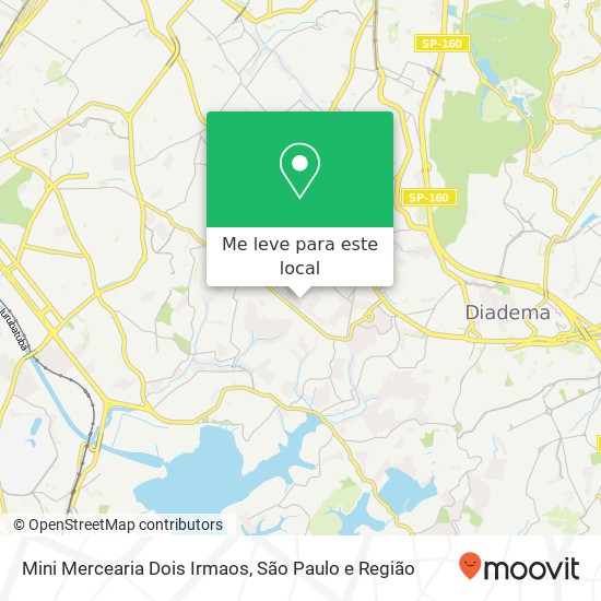 Mini Mercearia Dois Irmaos, Rua Carlos Facchina, 930 Cidade Ademar São Paulo-SP 04427-020 mapa