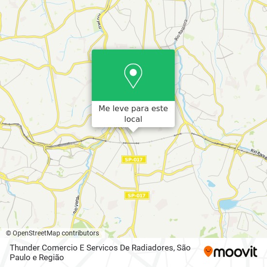 Thunder Comercio E Servicos De Radiadores mapa