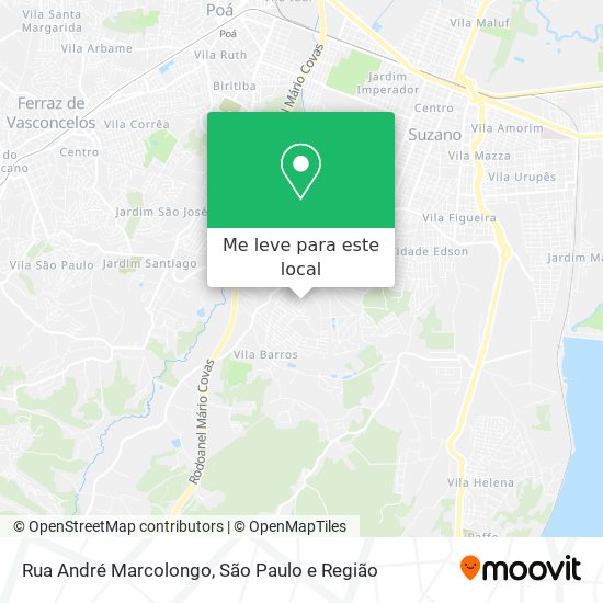 Rua André Marcolongo mapa