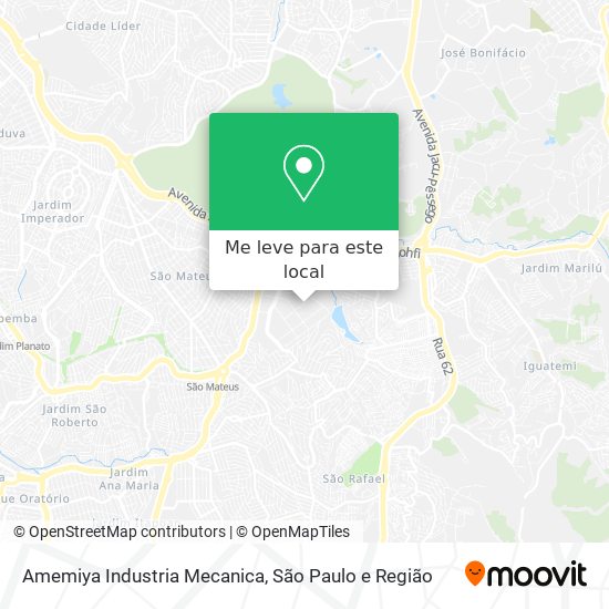 Amemiya Industria Mecanica mapa