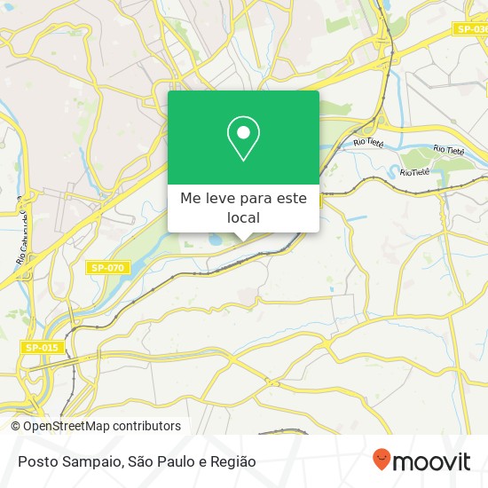 Posto Sampaio, Rodovia Ayrton Senna da Silva Cangaíba São Paulo-SP 03705-000 mapa