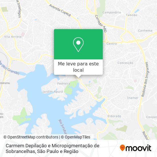 Carmem Depilação e Micropigmentação de Sobrancelhas mapa