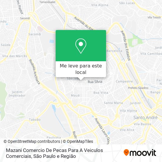 Mazani Comercio De Pecas Para A Veiculos Comerciais mapa