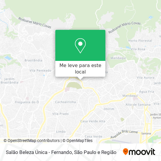 Salão Beleza Única - Fernando mapa