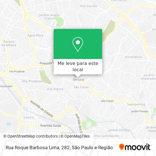 Rua Roque Barbosa Lima, 282 mapa