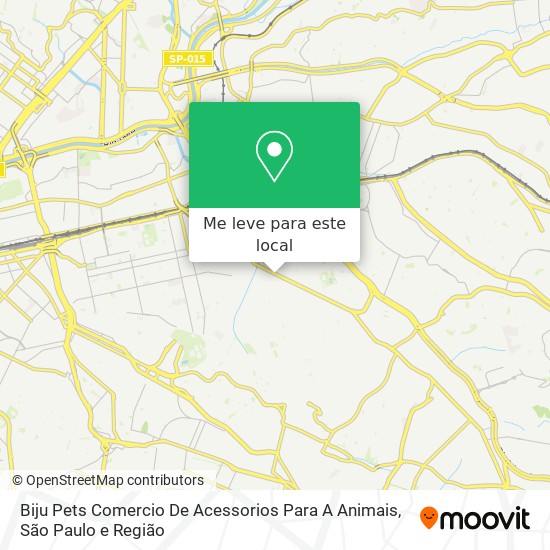 Biju Pets Comercio De Acessorios Para A Animais mapa