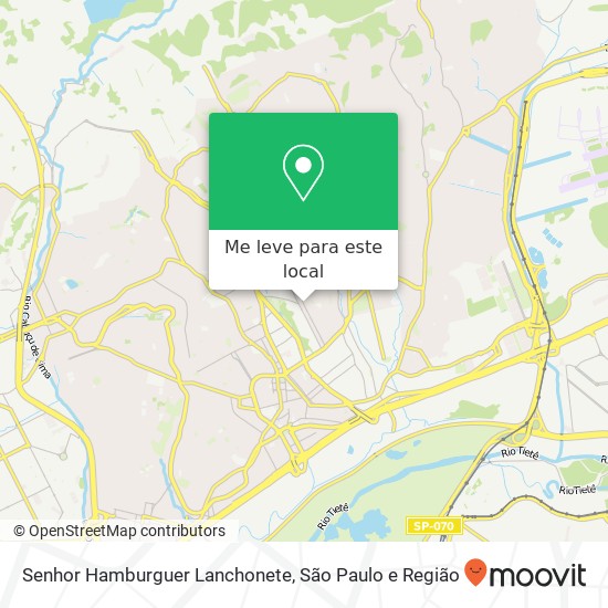 Senhor Hamburguer Lanchonete, Avenida Avelino Alves Machado, 748 Paraventi Guarulhos-SP 07120-000 mapa