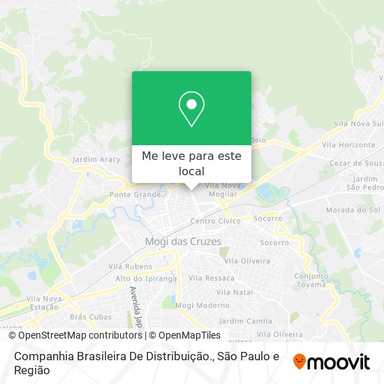 Companhia Brasileira De Distribuição. mapa