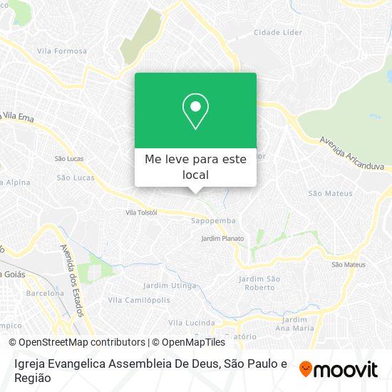 Igreja Evangelica Assembleia De Deus mapa