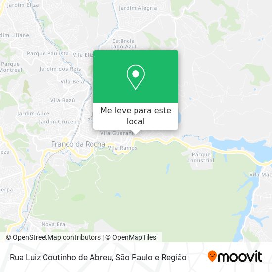 Rua Luiz Coutinho de Abreu mapa