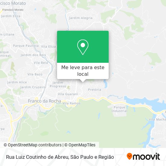 Rua Luiz Coutinho de Abreu mapa