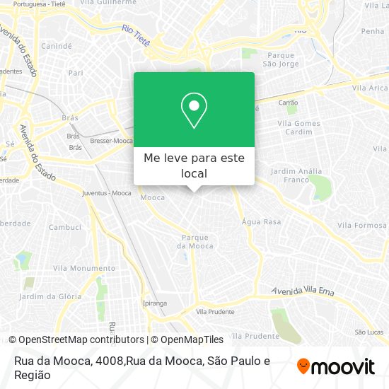 Rua da Mooca, 4008,Rua da Mooca mapa