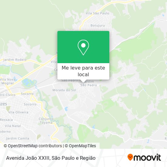 Avenida João XXIII mapa