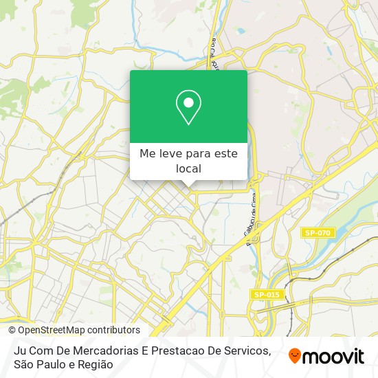 Ju Com De Mercadorias E Prestacao De Servicos mapa