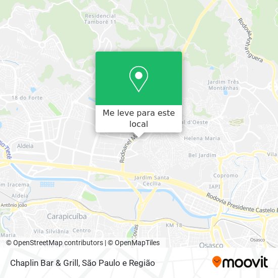 Chaplin Bar & Grill mapa