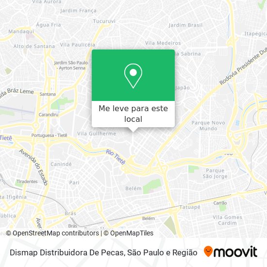 Dismap Distribuidora De Pecas mapa