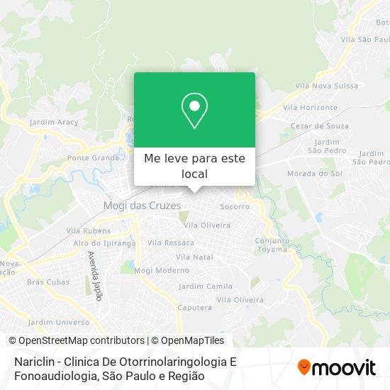 Nariclin - Clinica De Otorrinolaringologia E Fonoaudiologia mapa