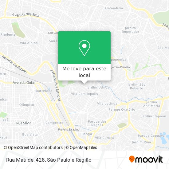 Rua Matilde, 428 mapa