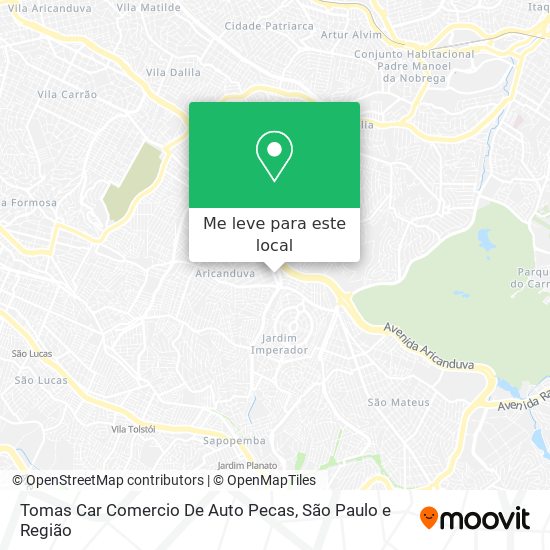 Tomas Car Comercio De Auto Pecas mapa