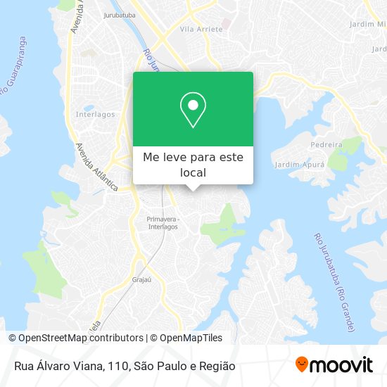 Rua Álvaro Viana, 110 mapa