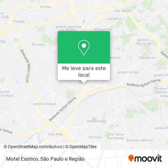 Motel Exotico mapa