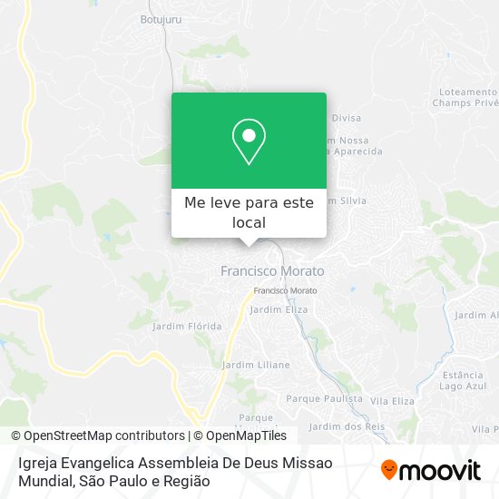 Igreja Evangelica Assembleia De Deus Missao Mundial mapa