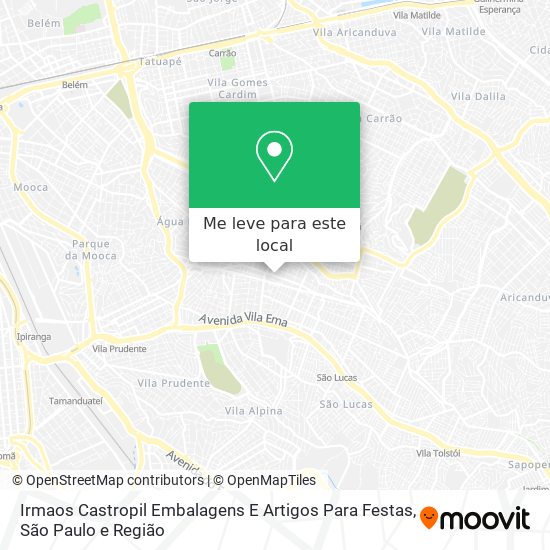 Irmaos Castropil Embalagens E Artigos Para Festas mapa