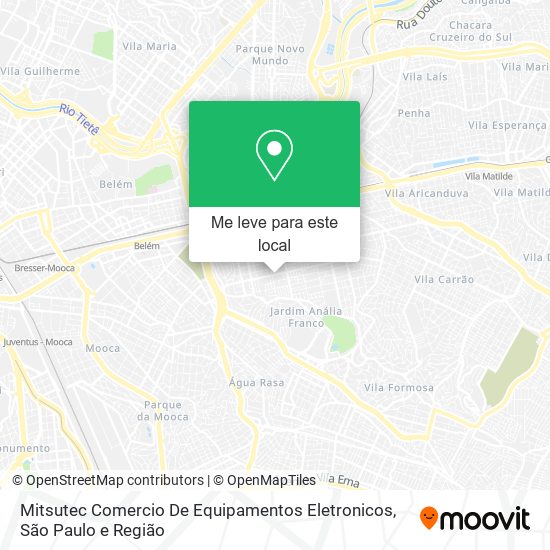 Mitsutec Comercio De Equipamentos Eletronicos mapa