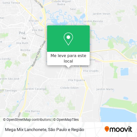 Mega Mix Lanchonete mapa