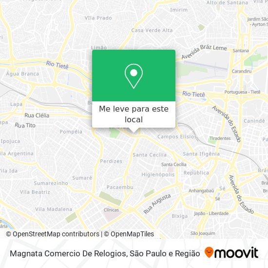 Magnata Comercio De Relogios mapa