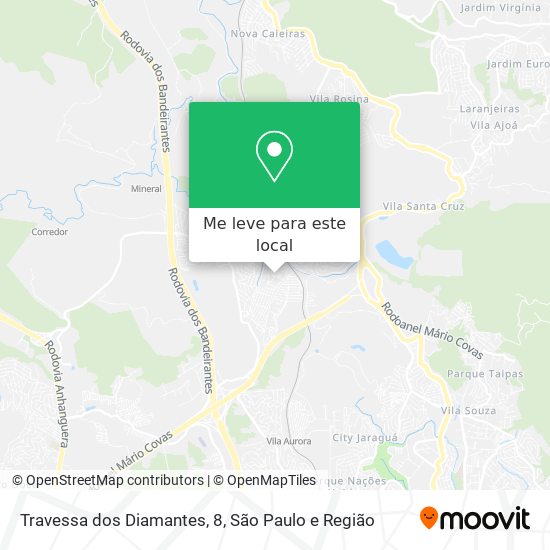 Travessa dos Diamantes, 8 mapa