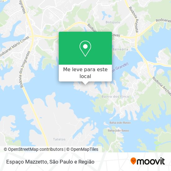 Espaço Mazzetto mapa