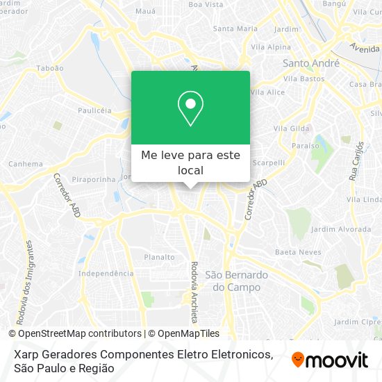 Xarp Geradores Componentes Eletro Eletronicos mapa