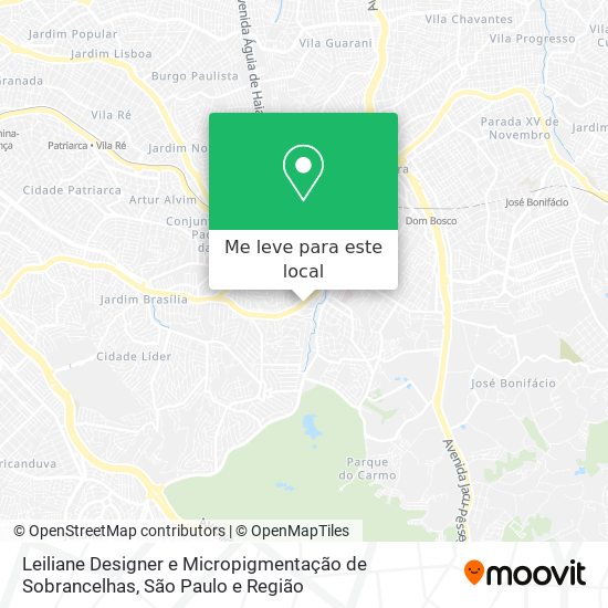 Leiliane Designer e Micropigmentação de Sobrancelhas mapa