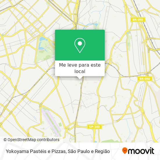 Yokoyama Pastéis e Pizzas mapa