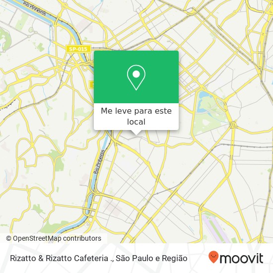 Rizatto & Rizatto Cafeteria ., Rua Olimpíadas, 66 Itaim Bibi São Paulo-SP 04551-000 mapa