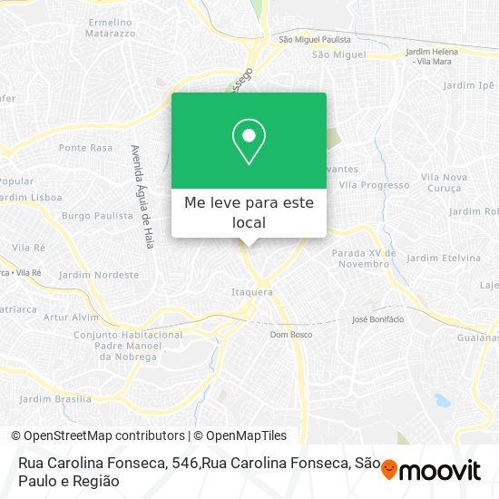 Rua Carolina Fonseca, 546,Rua Carolina Fonseca mapa
