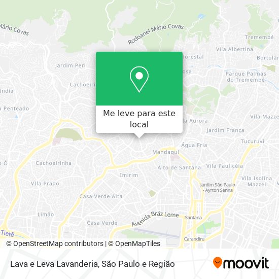 Lava e Leva Lavanderia mapa