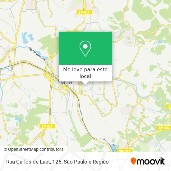 Rua Carlos de Laet, 126 mapa